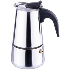 Galileo Casa Kaffeemaschine mit 4 Tassen aus Stahl