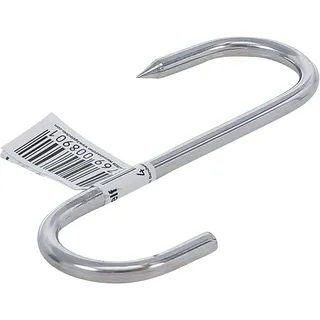 BGS Grillbesteck, Fleischerhaken Edelstahl 100 mm
