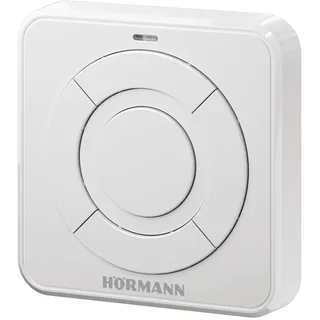 Hörmann Funk-Innentaster FIT 5 868-BS weiß 26Spr (Vier Tastenfunktionen + Abfragetaste, Weiß, intuitive Bedienung, Fernbedienung, Smart Home) 4556698