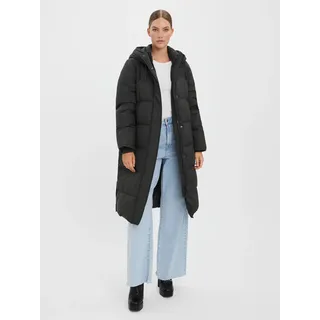 Vero Moda Steppmantel VERO MODA "VMERICAHOLLY LONG DOWN JACKET", Damen, Gr. M, peat, Web, Obermaterial: 100% Polyester, unifarben, knieumspielend, Rippbündchen, Mäntel Steppmantel