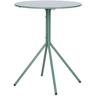 Butlers Bistrotisch Rendezvous , Salbeigrün , Metall , 60x74x60 cm , Gartenmöbel, Gartentische