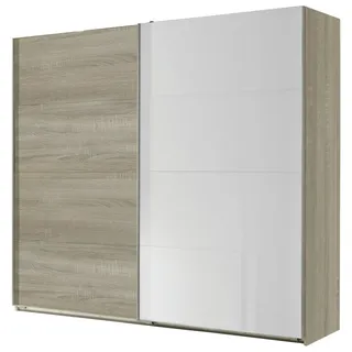 WIMEX Schwebetürenschrank Malmö 225 x 210 x 65 cm Grau