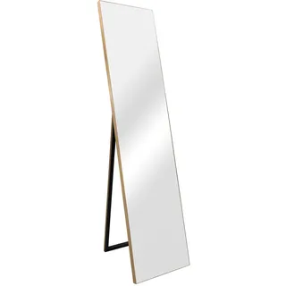 [en.casa] Standspiegel Barletta 150 x 35 cm Gold
