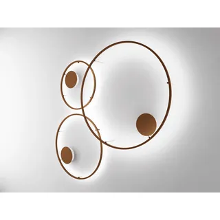 Einzigartige LED Wand-Deckenleuchte U-light Axo Light - 160 cm, Rostbraun