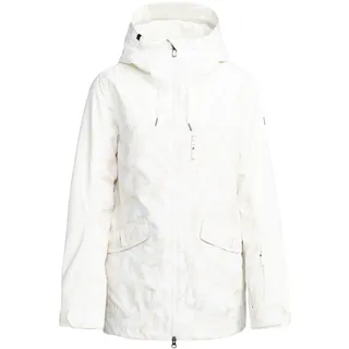 Snowboardjacke ROXY "Stated", Damen, Gr. XL, beige (egret glow), Obermaterial:100% Microfaser;, Jacken Snowboardjacke