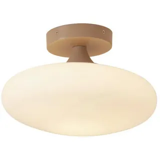 It's about Romi Deckenleuchte , Weiß, Sandfarben , Glas , 18.5 cm , Lampen & Leuchten, Innenbeleuchtung, Smart-Home-Lampen, Smart Home Deckenleuchten