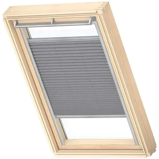 VELUX Plissee Grau, 1282, MK06 1282S Grau,Schiene alu