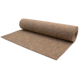 Nadelvliesteppich "MERLIN, Made in Netherlands", beige, B:200cm H:5,2mm L:1.200cm, Nadelfilz, PRIMAFLOR-IDEEN IN TEXTIL, Teppiche, Nadelvliesteppich, Flachgewebe, Nadelvlies, meliert, besonders robust & strapazierfähig