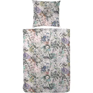 Primera Bettwäsche »Mako-Satin Bettwäsche Levin« 2 Stk. tlg. mit extravaganten Blumen-Prints Primera weiß B/L: cm x cm