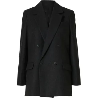 SELECTED FEMME Female Zweireihiger Blazer Wollmix