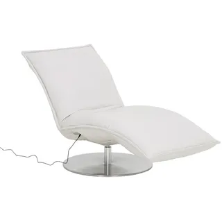 Koinor Relaxliege , Creme , Leder , Echtleder , Nappaleder , Uni , 70x99x137 cm , Made in Germany , Lederauswahl, Stoffauswahl, Relaxfunktion, Massagefunktion, Rücken echt , Wohnzimmer, Sofas & Couches, Relaxliegen