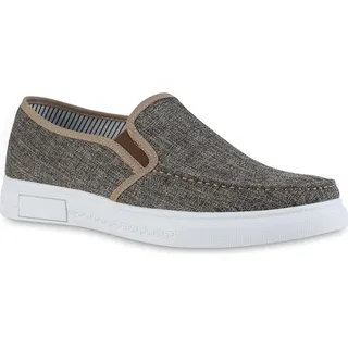 VAN HILL Klassische Slippers in Khaki,