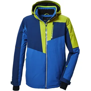KILLTEC Herren Skijacke/Funktionsjacke mit abzippbarer Kapuze und Schneefang KSW 76 MN SKI JCKT, dunkellime, XXL, 41964-000