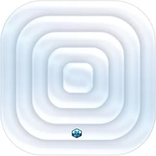 NETSPA aufblasbarer Deckel für Whirlpool weiß 118x118 cm