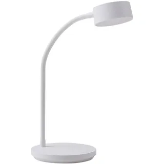 Lindby LED Tischlampe Maori dimmbar (Modern) in Weiß aus Metall (1 flammig,) - Tischleuchte Schreibtischlampe Nachttischlampe Arbeitszimmerleuchte