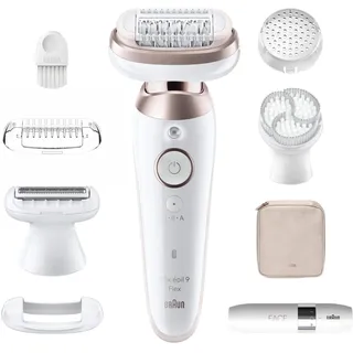 Braun Silk-épil 9 Flex 9-306 3D Weiß/Rosa Titan