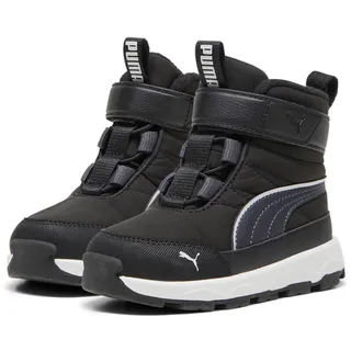 Puma Evolve Boot AC+ INF Sneaker, Black-Strong gray/PUMA White, 22