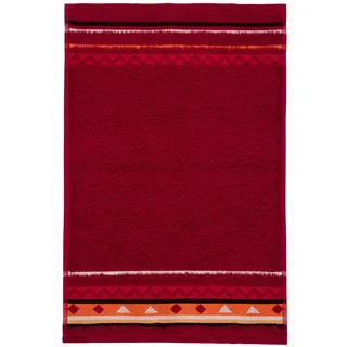 frottana Country Gästetuch 30 x 50 cm aus 100% Baumwolle, ruby