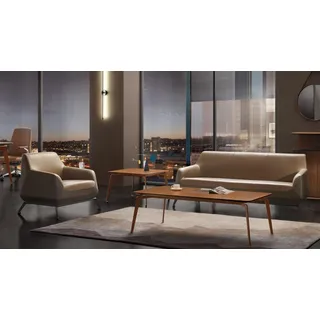 Sofagarnitur Couch Sofa Garnitur Polster Sofas Couchen Sitz Garnituren 31 Sitzer - Braun