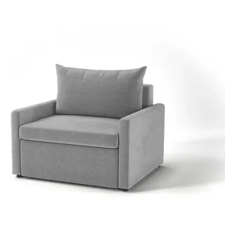 Mid.you Schlafsessel , Grau , Textil , 92x89x103 cm , Made in Eu , Liegefunktion, gepolsterte Armlehnen , Wohnzimmer, Sofas & Couches, Schlafsofas, Schlafsessel