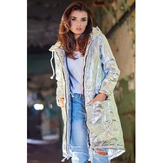 Awama Parka für Frauen Brogune A339 silber L/XL - Silber