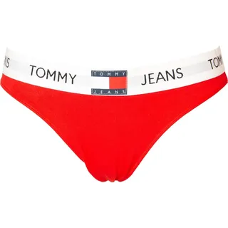 Damen-Tanga von TOMMY JEANS aus sichtbarer, elastischer Baumwollhose, Artikel UW0UW04956, XL, Cotone 90%,Elasthan 10%