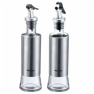 Westmark Lissabon Ölspender 2tlg. 300 ml Kunststoff/Glas/Rostfreier Edelstahl Transparent/Silber/Schwarz