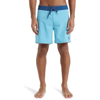 Boardshorts QUIKSILVER "Surfsilk Kaimana 16", Herren, Gr. 40(XXXL), blau (marine blau), Obermaterial: 88% Microfaser, 12% Elasthan;, Hosen Boardshorts