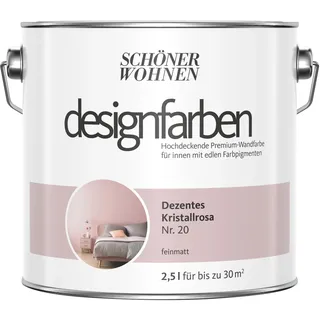 Designfarben 2,5 l dezentes kristallrosa