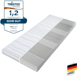 Komfortschaummatratze BECO "Matratze Selection MF, Matratze in 90x200 cm und weiteren Größen", weiß (weiß, neutral), B:180cm L:200cm, Bezug: 100% Polyester. Steppfüllung: 100% Polyester, Matratzen, Komfortschaummatratze, Matratze in zwei Höhen 14 oder 22 cm