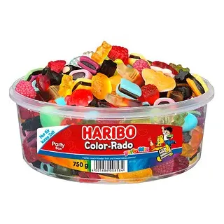 HARIBO Color-Rado Farb-Mix Fruchtgummi 750,0 g