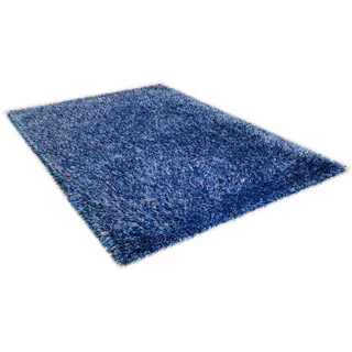 THEKO Girly Hochflorteppich 240 x 340 cm Blau