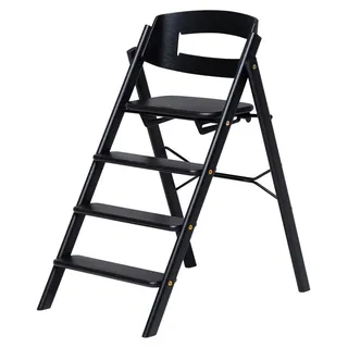 KAOS Klapp Hochstuhl – Klappbar – Oak Black - Schwarz
