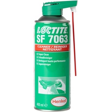 LOCTITE SF 7063 – lösungsmittelhaltiges Reinigungsmittel für Oberflächen, Allzweckreiniger zum Entfetten von Maschinenteilen, vorbereitend für den Kleber-Auftrag, 1x400ml