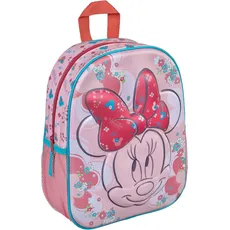 Scooli, Kindergartentasche, Kindergartenrucksack 3D Disney Minnie Mouse 7 l, Rosa