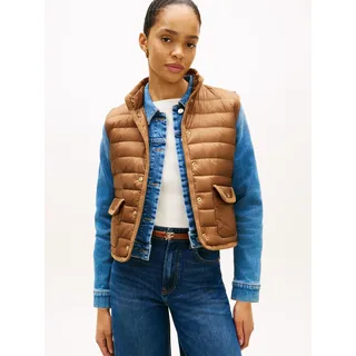 Tommy Hilfiger Steppweste "FEMININE LW DOWN VEST" mit aufgesetzten Taschen, hickory