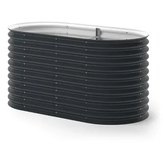 Vicco Komposter Garten, Anthrazit, 160 x 82 cm , Metall , Oval , 160x80x82 cm , Gartenzubehör, Gartenpflege, Gartengeräte