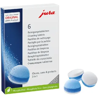 Jura 3-Phasen Reinigungstabletten 6 St.