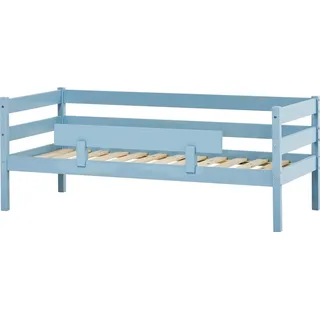 Jugendbett ECO Comfort 70 x 160 cm Kiefer massiv blau