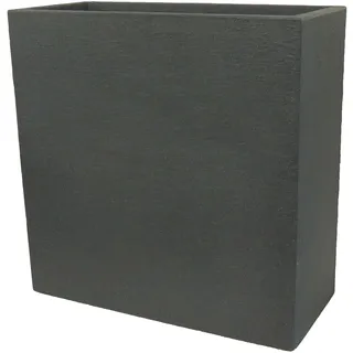 geli Raumteiler Pflanzkübel Kubus aus Kunststoff anthrazit