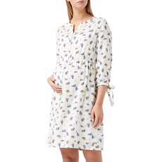 ESPRIT Maternity Damen Dress WVN nurs 3/4 sl AOP Kleid, Mehrfarbig (Off White 110), (Herstellergröße: 40)