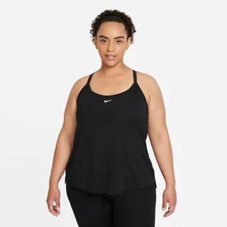 Nike Damen Dri-FIT One Tank Top, Black/White, XL
