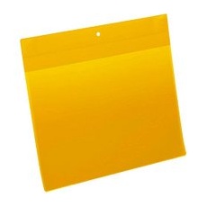 10 DURABLE Magnettaschen gelb 31,1 x 28,0 cm