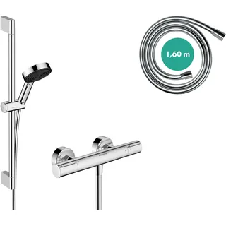 Hansgrohe Pulsify Select S 669mm Brausestange + Handbrause, 3jet, chrom