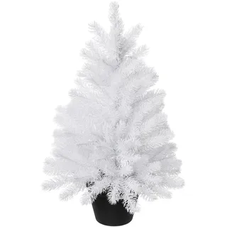 Künstlicher Weihnachtsbaum CREATIV DECO "Weihnachtsdeko, künstlicher Christbaum, Tannenbaum", weiß, H:60cm, Kunststoff, Weihnachtsbäume, Künstlicher Weihnachtsbaum, im Topf