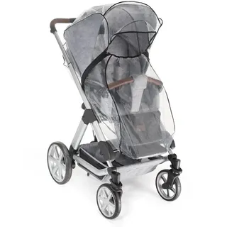 Reer RainCover Classic + Regenschutz, für Kombi-Kinderwagen mit Reißverschluss, 1 Stück (1er Pack)