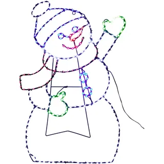 Wellhome Well Home Schneemann mit 246 Leds mit Timerfunktion, H.79 cm