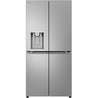 LG GML861PYPE Side by Side Slim Kühlschrank, Klasse E, 506 L, Multi-Door Kühlschrank mit Gefrierfach, Eis-, Crushed Ice- Wasserspender mit UVnano, Total NoFrost, Smart Inverter Kompressor, Wi-Fi