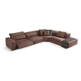 Egoitaliano Ecksofa »Beverly, extravangantes Designsofa mit erstklassigem Sitzkomfort« wahlweise mit elektrischer Relaxfunktion, Kopfteilverstellung, bunt