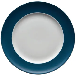 Thomas Sunny Day, Piatto per la Colazione, Torte, Porcellana, Petrol Blue, 22cm, 10222